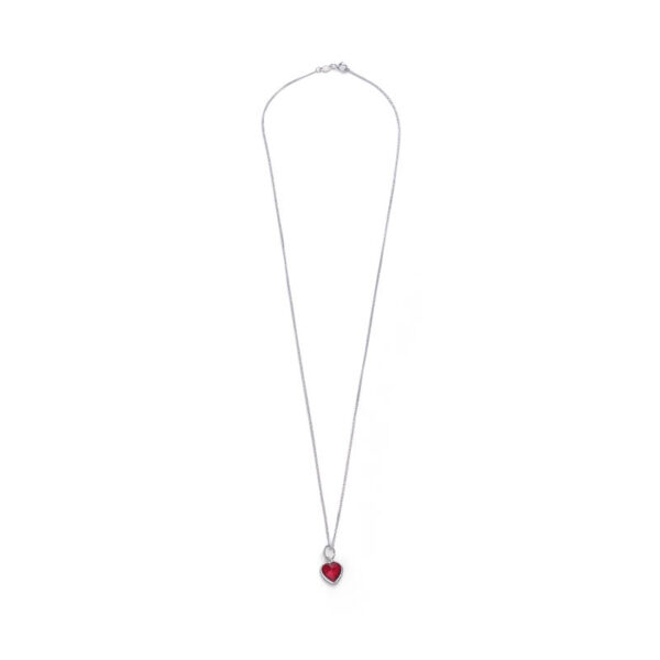 Cadena Corazón Rojo