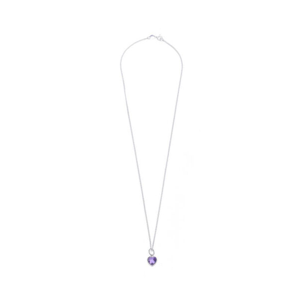 Cadena Corazón Morado