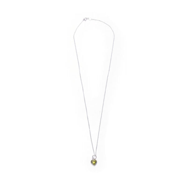 Cadena Corazón Amarillo Citrino