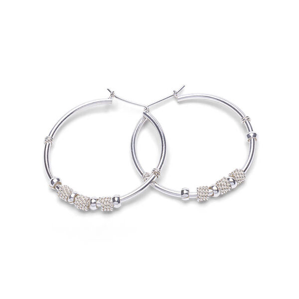 Aros Argollas con Detalles Texturizados